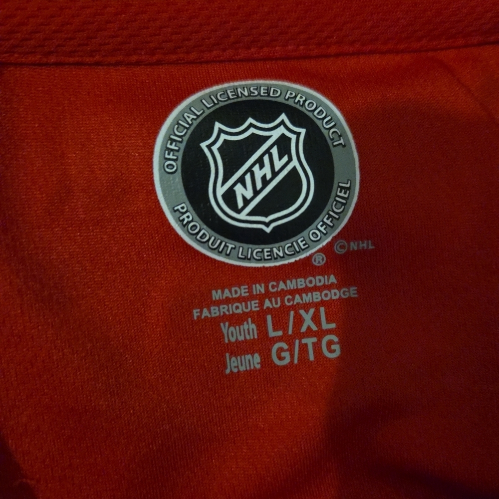 NHL Youth Red Jersey Calgary Flames